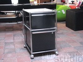 USM Haller Rollcontainer graphitschwarz RAL 9011
