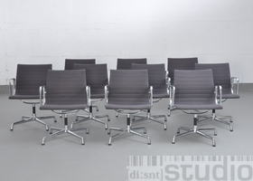Vitra Charles Eames Alu Chair EA 108 grau
