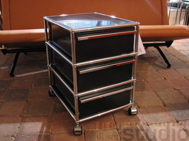 USM Haller Rollcontainer graphitschwarz RAL 9011