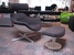 Cassina Sessel Auckland + Hocker Ausstellungsstück
