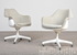 Knoll International Tulip Swivel Arm Chair